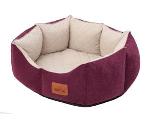 Hobbydog лежак New York Premium, M, Bordo, 53x45 см цена и информация | Лежаки, домики | hansapost.ee