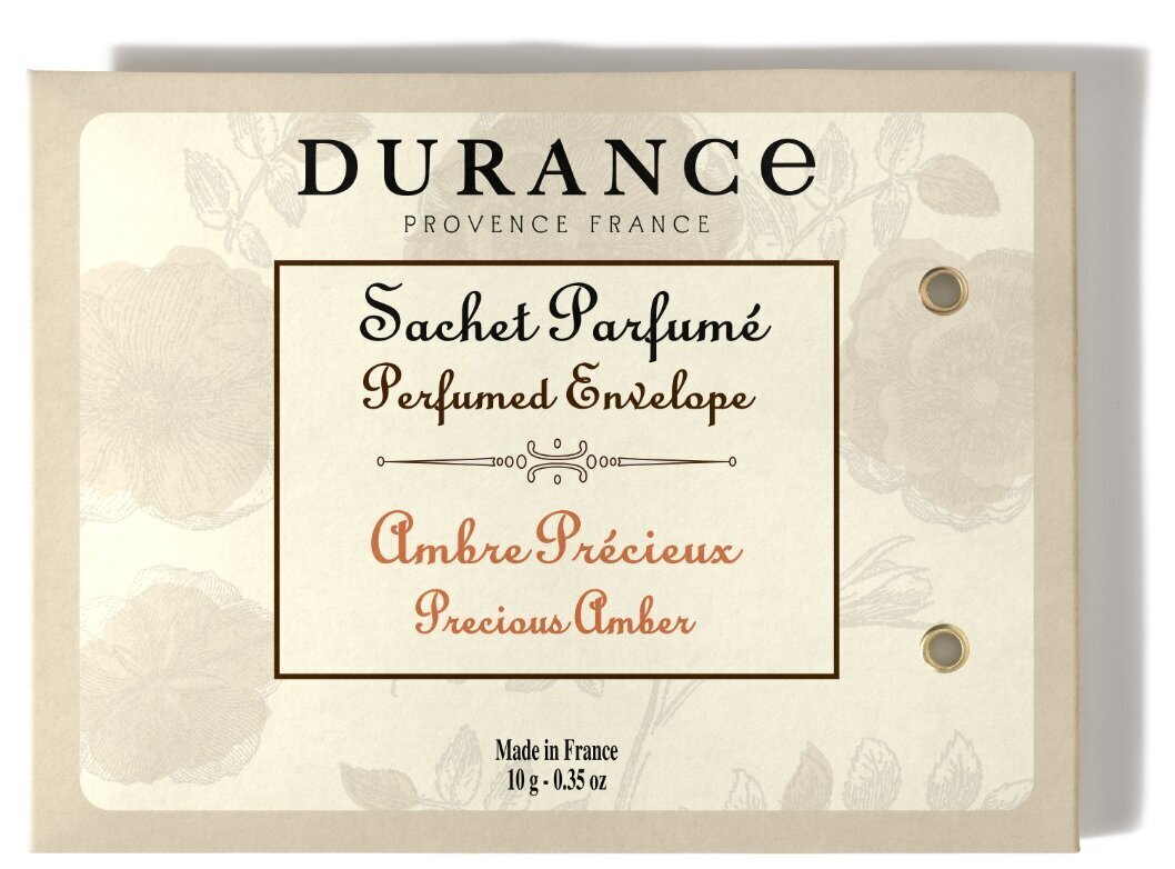 Lõhnav ümbrik Durance Precious Amber, 1 tk цена и информация | Lõhnapulgad ja kodulõhnastajad | hansapost.ee