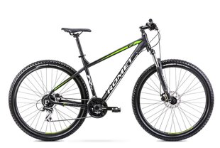 Jalgratas Romet Rambler R9.2 2022, 17", must/roheline цена и информация | Велосипеды | hansapost.ee