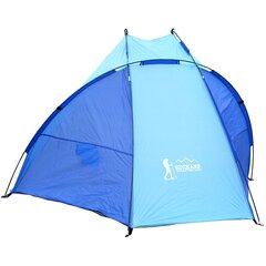 Namiot osłona plażowa Sun 200x100x105cm błękitno-niebieska Enero Camp цена и информация | Палатки | hansapost.ee