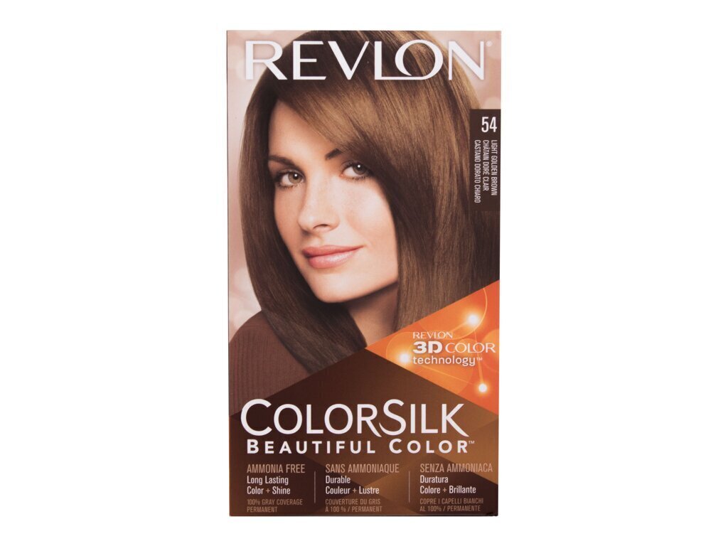 Juuksevärv Revlon ColorSilk 54 Light Golden Brown, 59,1 ml hind ja info | Juuksevärvid | hansapost.ee