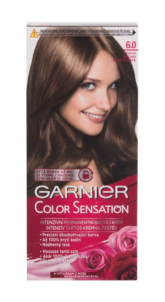 Juuksevärv Garnier Color Sensation 6.0 Dark Blond, 40 ml цена и информация | Juuksevärvid | hansapost.ee