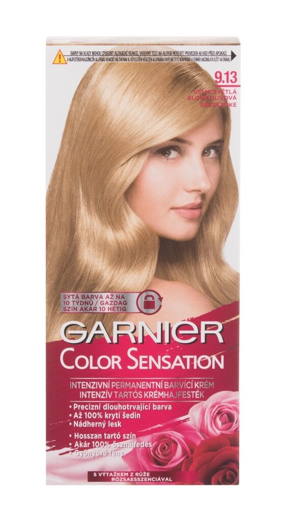 Juuksevärv Garnier Color Sensation 9.13 Beige Blonde, 40 ml hind ja info | Juuksevärvid | hansapost.ee