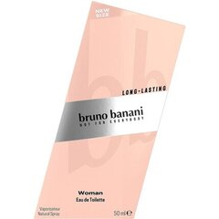 Naiste tualettvesi Bruno Banani Woman EDT, 50 ml hind ja info | Parfüümid naistele | hansapost.ee