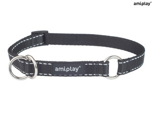 Amiplay kaelarihm Reflective, XL, must hind ja info | Koerte kaelarihmad ja traksid | hansapost.ee