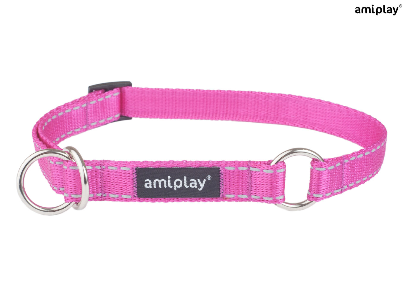 Amiplay kaelarihm Reflective, XL, roosa hind ja info | Koerte kaelarihmad ja traksid | hansapost.ee