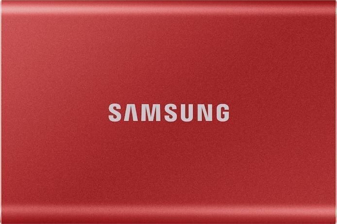 Samsung SSD T7 1TB, Punane (MU-PC1T0R/WW) hind ja info | Välised kõvakettad | hansapost.ee