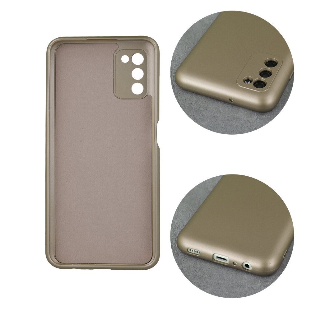 Telefoniümbris Metallic case for Samsung Galaxy M23 5G, kuldne цена и информация | Telefonide kaitsekaaned ja -ümbrised | hansapost.ee