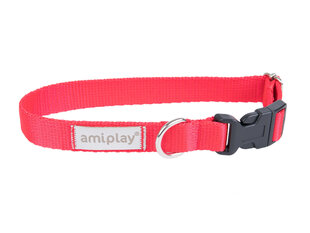 Amiplay регулируемый ошейник Samba, M, Red цена и информация | Ошейники, подтяжки для собак | hansapost.ee