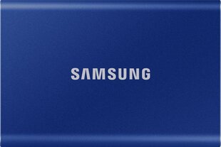 Samsung SSD T7 500GB, Sinine (MU-PC500H/WW) цена и информация | Жёсткие диски (SSD, HDD) | hansapost.ee