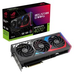Asus ROG Strix GeForce RTX 4070Ti OC Edition (ROGSTRIX-RTX4070TI-O12G-G) hind ja info | Videokaardid | hansapost.ee