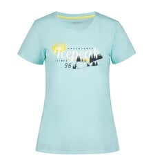 Женская футболка Icepeak BELCHER, бирюзовая цена и информация | Женские футболки | hansapost.ee