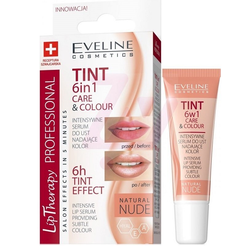 Huuleläige Eveline Lip Theraphy 6in1 Care&Color 12 ml hind ja info | Huulekosmeetika | hansapost.ee