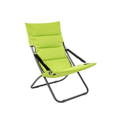 Шезлонг Verde, зеленый цена и информация | Садовые стулья, кресла, пуфы | hansapost.ee