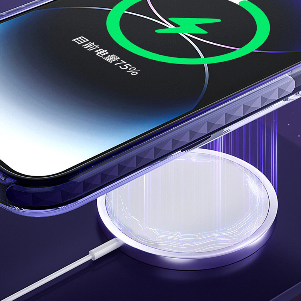 Kingxbar PQY Ice Crystal iPhone 14 Plus MagSafe, roosa hind ja info | Telefonide kaitsekaaned ja -ümbrised | hansapost.ee