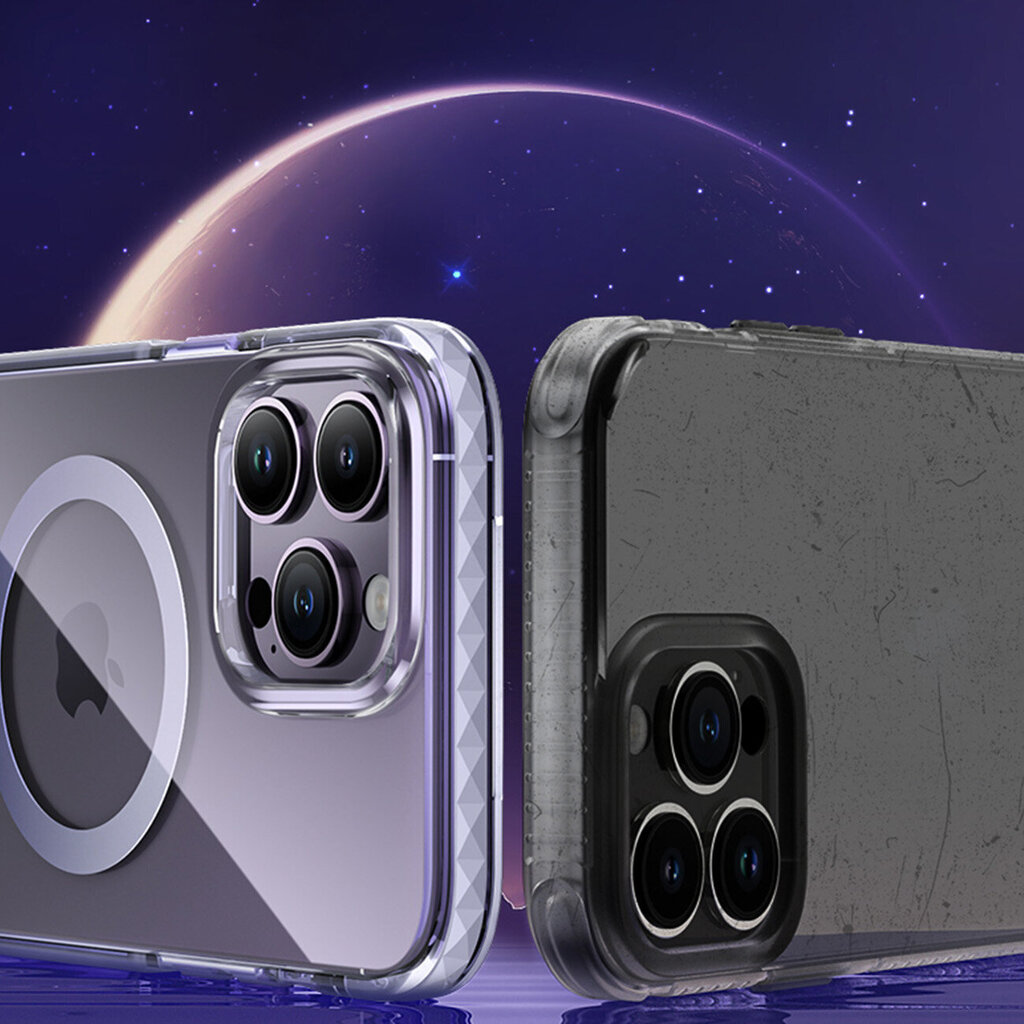 Kingxbar PQY Ice Crystal iPhone 14 Plus MagSafe, lilla hind ja info | Telefonide kaitsekaaned ja -ümbrised | hansapost.ee