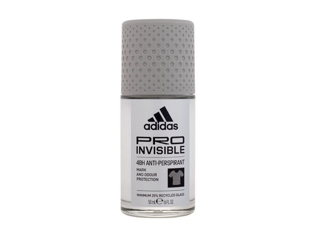 Deodorant Adidas Pro Invisible, 50 ml hind ja info | Deodorandid | hansapost.ee