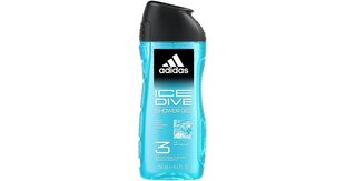 Meeste dušigeel Adidas Ice Dive, 250 ml hind ja info | Dušigeelid, õlid | hansapost.ee