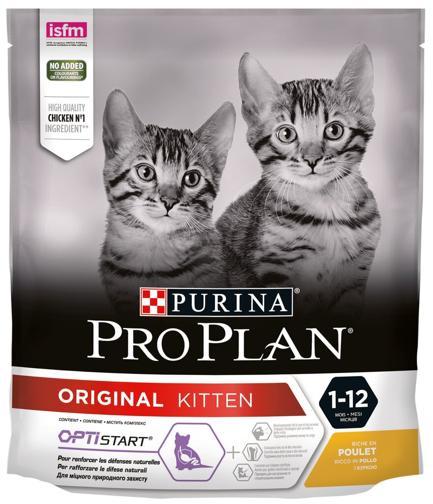 Kuiv kassitoit Pro Plan Cat Junior 0,4 kg hind ja info | Kassi kuivtoit ja kassikrõbinad | hansapost.ee