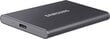 Samsung SSD T7 2TB, hall (MU-PC2T0T / WW) hind ja info | Välised kõvakettad | hansapost.ee