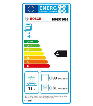 Bosch HBG5780S6 цена и информация | Ahjud | hansapost.ee