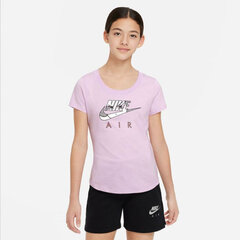Футболка Nike для девочек Tee Mascot Scoop Jr DQ4380-530 цена и информация | Рубашки для девочек | hansapost.ee