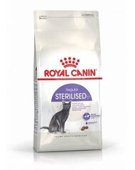 "Royal Canin Sterilised" сухой корм для взрослых стерилизованных кошек 400 гр. цена и информация | Сухой корм для кошек | hansapost.ee