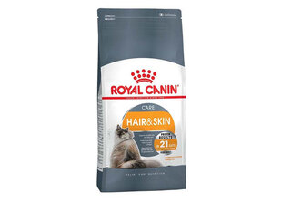 Royal Canin nahale ja kasukale Hair & Skin Care, 0,4 kg цена и информация | Сухой корм для кошек | hansapost.ee