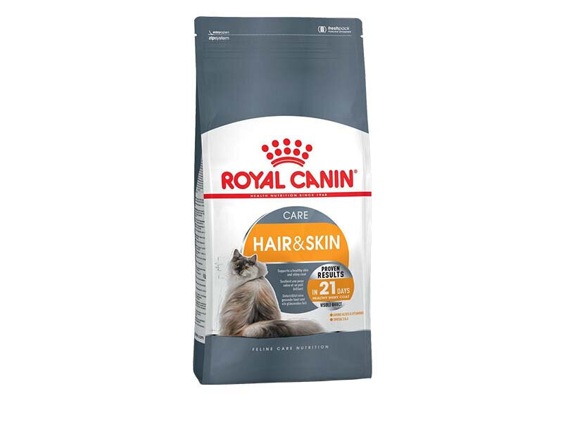 Royal Canin nahale ja kasukale Hair & Skin Care, 0,4 kg цена и информация | Kassi kuivtoit ja kassikrõbinad | hansapost.ee
