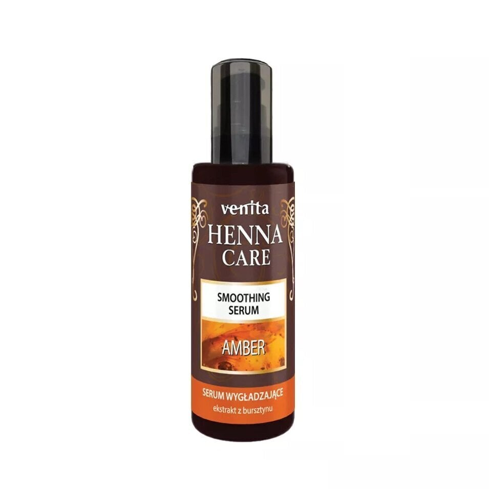 Siluv seerum juustele ja juukseotstele Venita Henna Care Amber, 50ml цена и информация | Juuksemaskid, õlid ja seerumid | hansapost.ee