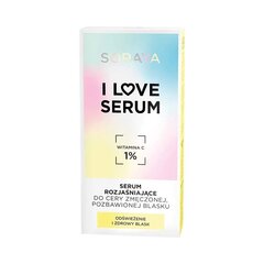 Helendav seerum väsinud ja hallile nahale Soraya I Love Serum, 30ml hind ja info | Näoõlid, ampullid ja seerumid | hansapost.ee