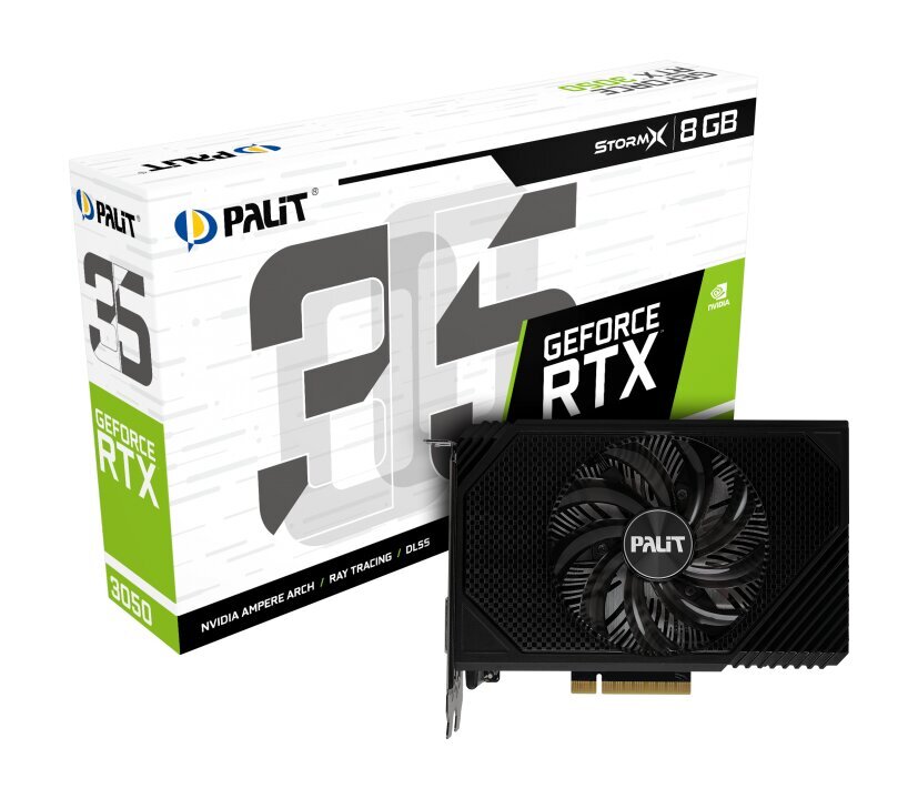 Palit GeForce RTX 3050 StormX (NE63050018P1-1070F) цена и информация | Videokaardid | hansapost.ee