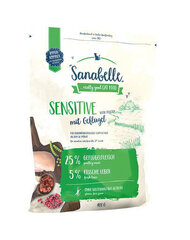 Sanabelle Adult Sensitive с мясом птицы 400 г цена и информация | Сухой корм для кошек | hansapost.ee