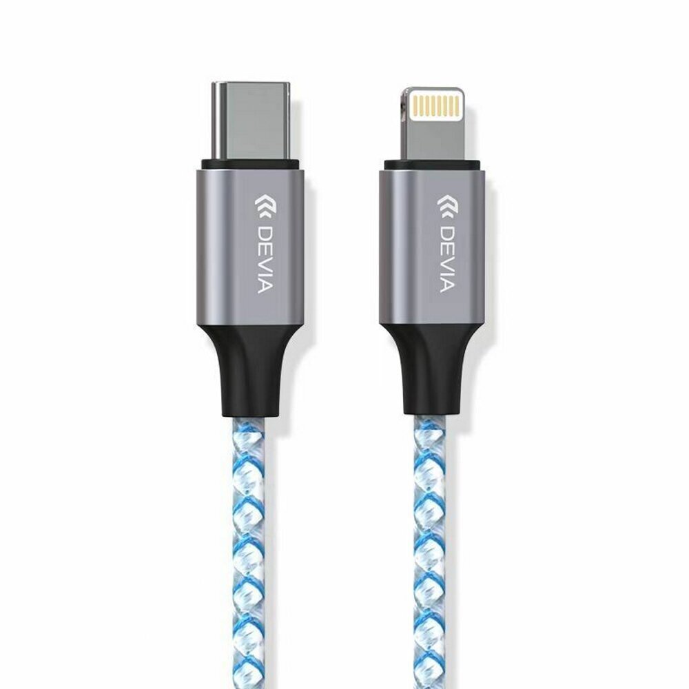 Devia cable Vogue PD USB-C - Lightning 1,0 m 20W 3A tube hind ja info | Juhtmed ja kaablid | hansapost.ee