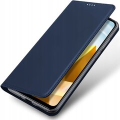 Telefoniümbris Dux Ducis Skin Pro Case Xiaomi Poco M5 Wallet Holster Cover, sinine hind ja info | Telefonide kaitsekaaned ja -ümbrised | hansapost.ee