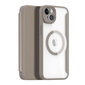 Telefoniümbris Dux Ducis Skin X Pro case iPhone 14 Plus MagSafe magnetic flip case, beež hind ja info | Telefonide kaitsekaaned ja -ümbrised | hansapost.ee