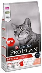 Kuivtoit kassidele Pro Plan Original Adult Cat Salmon 1.5kg hind ja info | Kassi kuivtoit ja kassikrõbinad | hansapost.ee