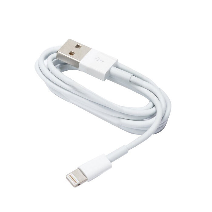 Cable USB - Lightning 1,5 m 1A white bulk цена и информация | Mobiiltelefonide kaablid | hansapost.ee