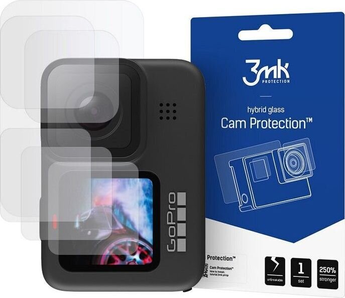 3MK CamProtect GoPro HERO 9 Black Hybrid Glass цена и информация | Lisatarvikud videokaameratele | hansapost.ee