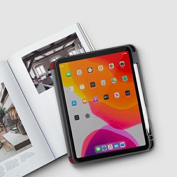 UNIQ etui Transforma Rigor iPad Air 10,9 (2020) czerwony/coral red Atnimicrobial цена и информация | Tahvelarvuti ümbrised ja kaaned | hansapost.ee
