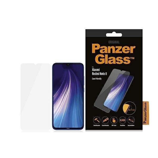 PanzerGlass E2E Regular Xiaomi Redmi Note 8 Case Friendly цена и информация | Ekraani kaitseklaasid ja kaitsekiled | hansapost.ee