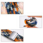 Strap Fabric Watch Band Ultra / 8/7/6 / SE / 5/4/3/2 (49mm / 45mm / 44mm / 42mm) Braided Fabric Strap Watch Bracelet Blue (Light blue || Blue) цена и информация | Nutikellade aksessuaarid ja tarvikud | hansapost.ee