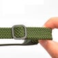 Strap Fabric replacement band strap for Xiaomi Mi Band 6 / 5 / 4 / 3 braided cloth bracelet green (Green) цена и информация | Nutikellade aksessuaarid ja tarvikud | hansapost.ee