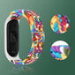 Strap Fabric replacement band strap for Xiaomi Mi Band 6 / 5 / 4 / 3 braided cloth bracelet multicolour (Multicolour) hind ja info | Nutikellade aksessuaarid ja tarvikud | hansapost.ee