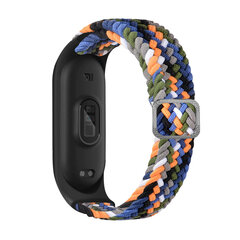 Strap Fabric replacement band strap for Xiaomi Mi Band 6 / 5 / 4 / 3 braided cloth bracelet multicolour (Multicolour) hind ja info | Nutikellade aksessuaarid ja tarvikud | hansapost.ee