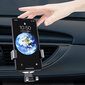 Gravity smartphone car holder, black air vent grille (YC08) hind ja info | Telefonihoidjad | hansapost.ee