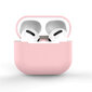 Case for AirPods Pro silicone soft cover for headphones pink (case C) (Pink) цена и информация | Kõrvaklappide tarvikud | hansapost.ee