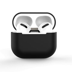 Case for AirPods 2 / AirPods 1 silicone soft cover for headphones black (case C) (Black) hind ja info | Kõrvaklappide tarvikud | hansapost.ee