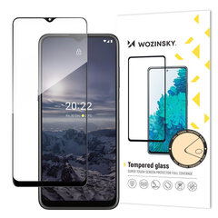 Wozinsky super tough full glue tempered glass full screen with frame case friendly nokia g21 / g11 black hind ja info | Ekraani kaitseklaasid ja kaitsekiled | hansapost.ee