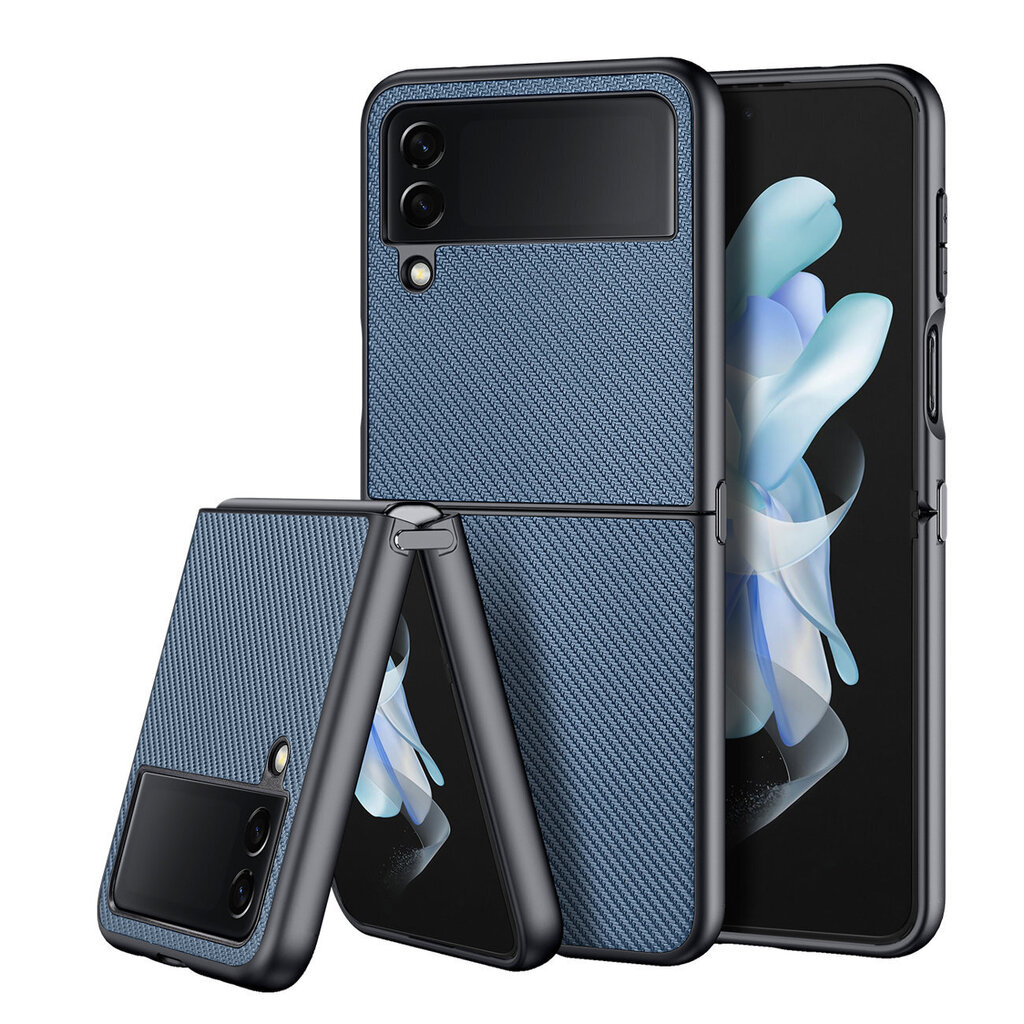 Dux Ducis Fino case is made of nylon material for Samsung Galaxy Z Flip4 blue (Blue) цена и информация | Telefonide kaitsekaaned ja -ümbrised | hansapost.ee